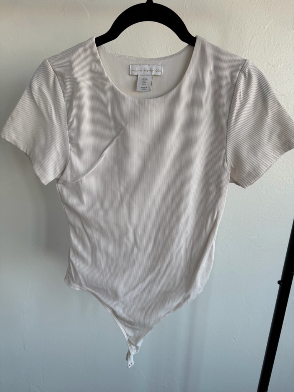 House of Harlow 1960 - Ribbed Short-Sleeve Bodysuit
